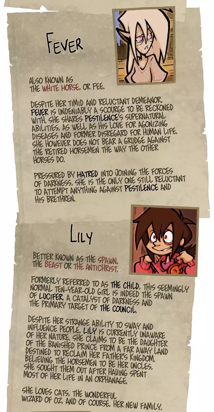 Apocalyptic Horseplay Chapter 106 page 3 - Chapter 106: Character Files #2