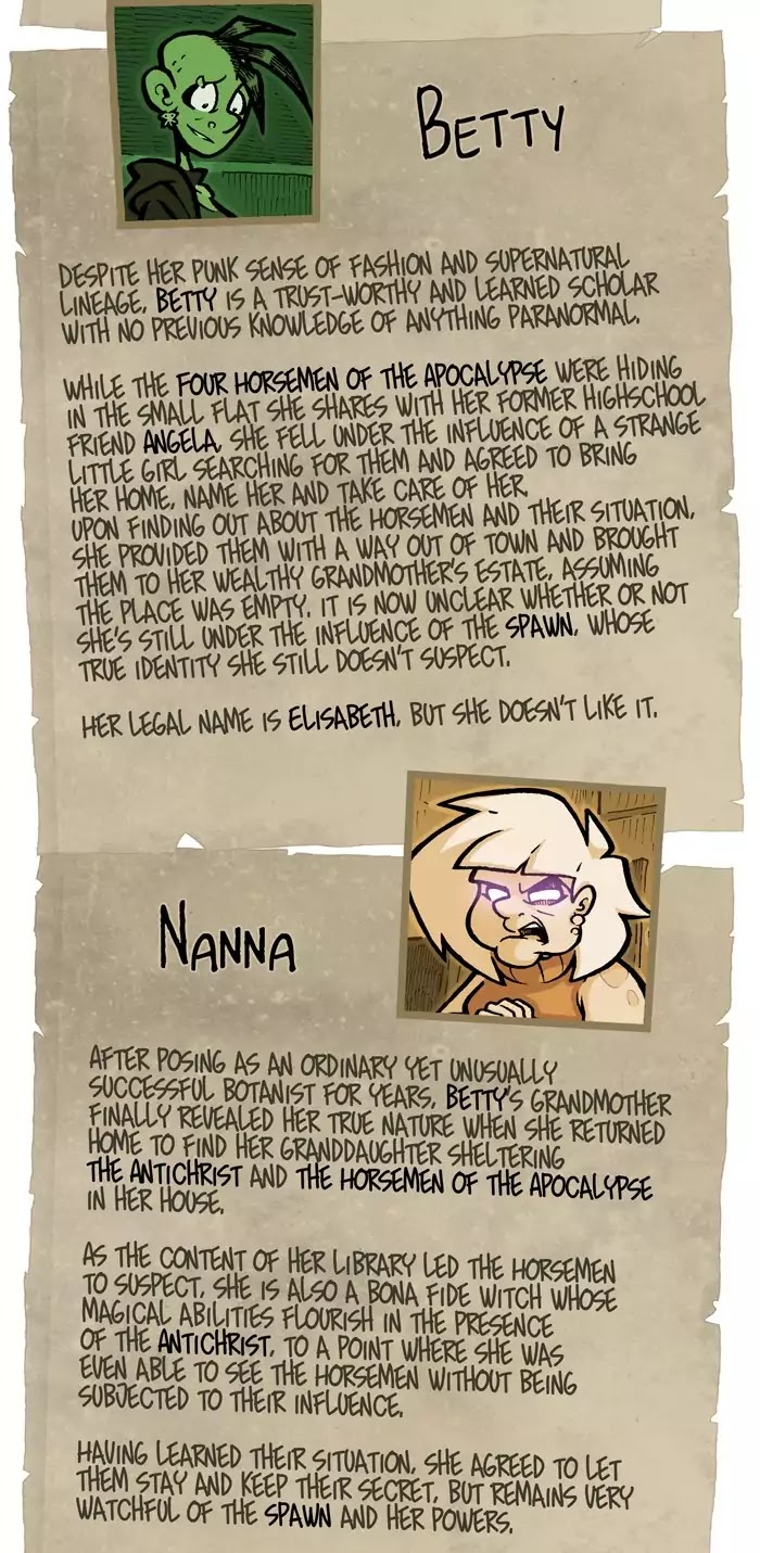 Apocalyptic Horseplay Chapter 106 page 4 - Chapter 106: Character Files #2