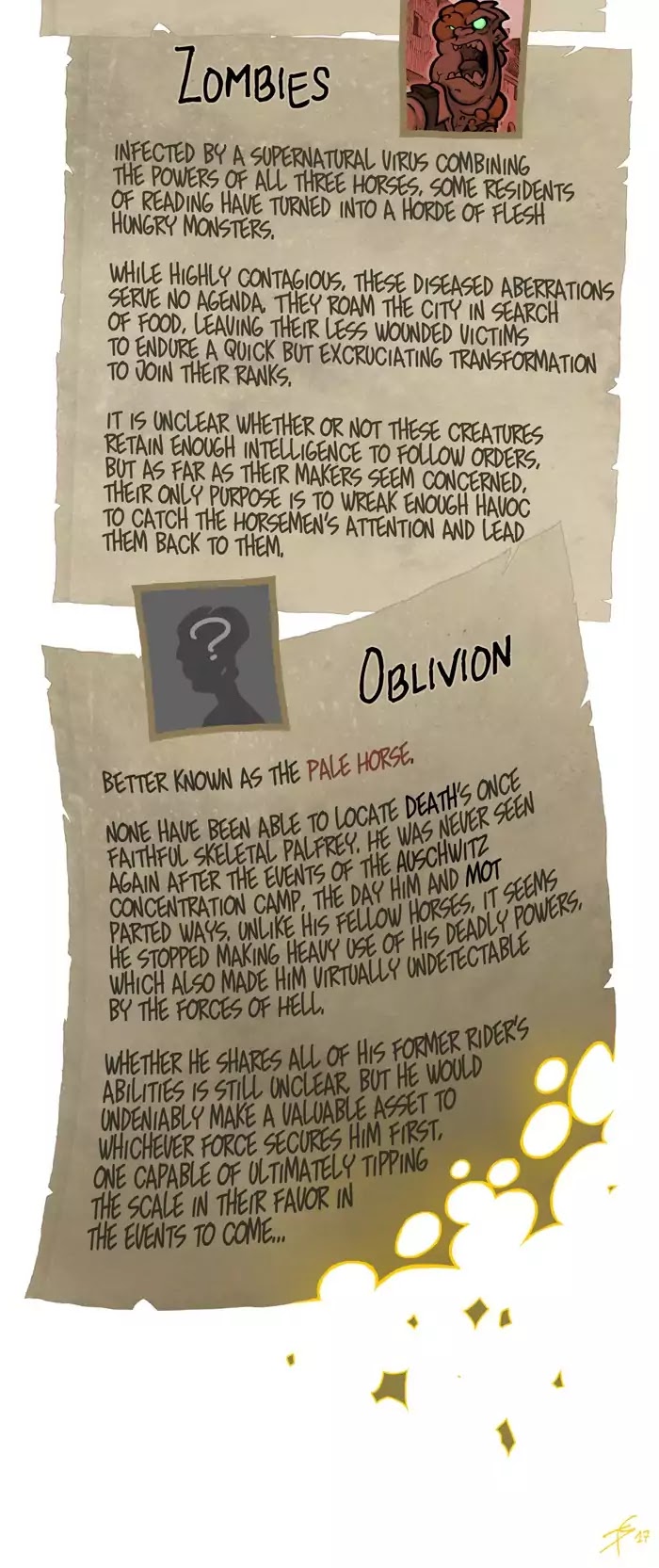 Apocalyptic Horseplay Chapter 106 page 7 - Chapter 106: Character Files #2
