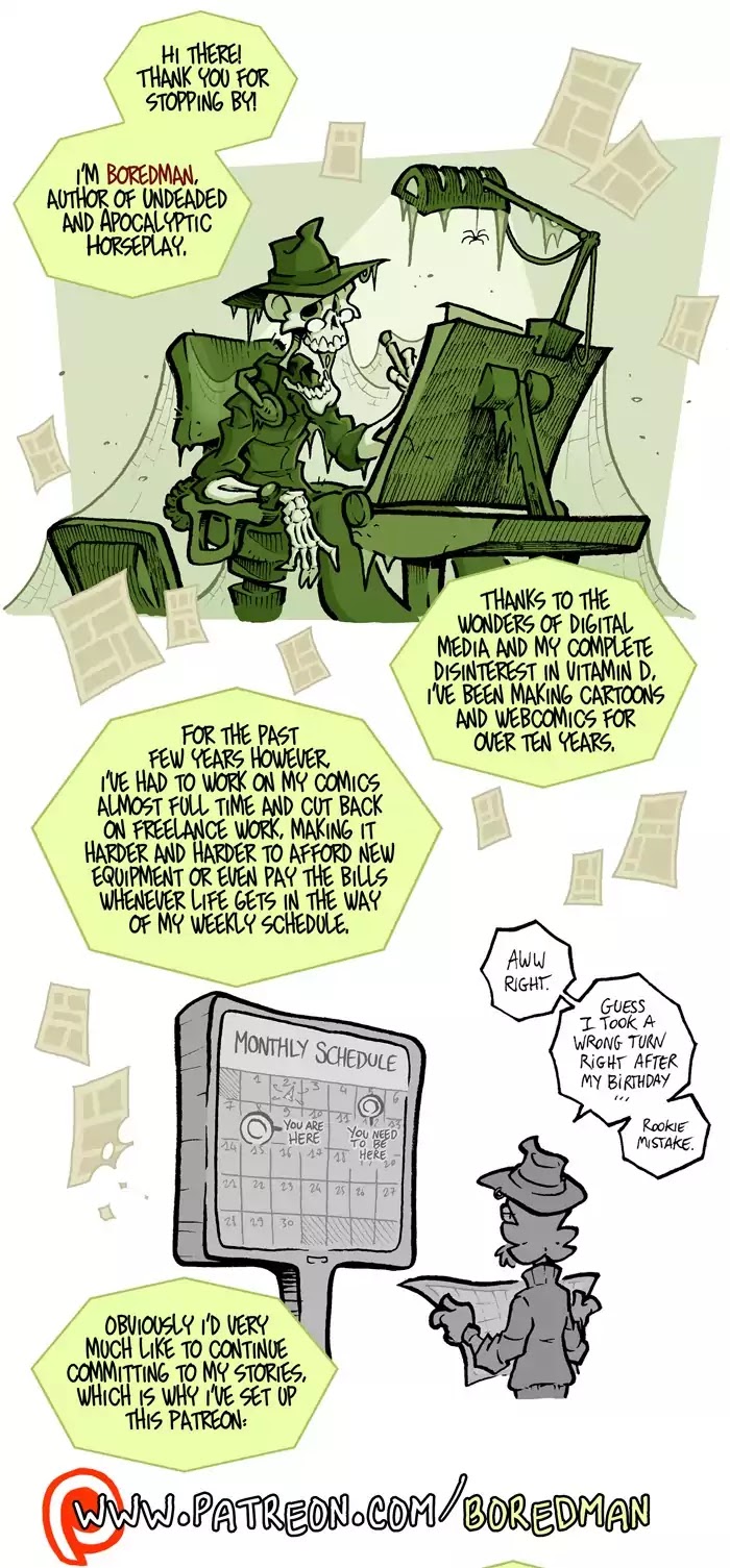 Apocalyptic Horseplay Chapter 107 page 2 - Chapter 107: Special Ep: Patreon