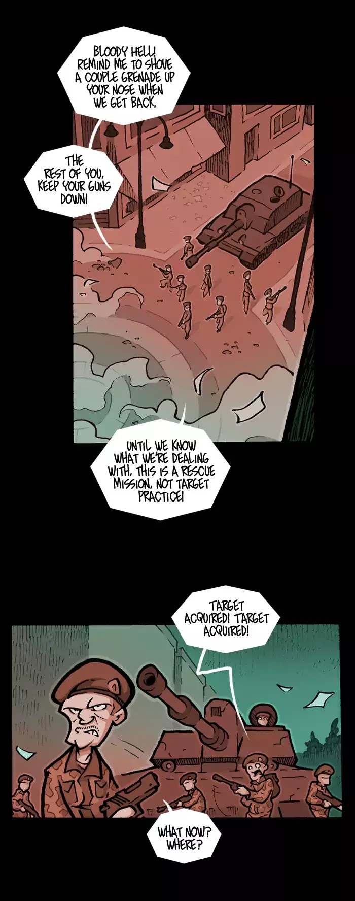 Apocalyptic Horseplay Chapter 110 page 3 - Chapter 110: CH5-Ep3 - Army Men