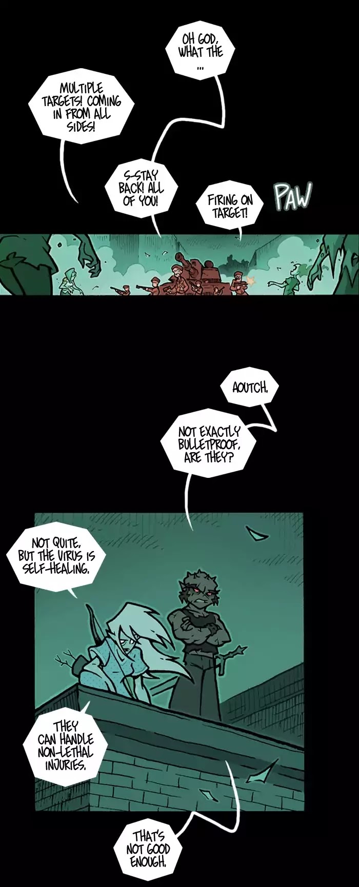 Apocalyptic Horseplay Chapter 110 page 6 - Chapter 110: CH5-Ep3 - Army Men
