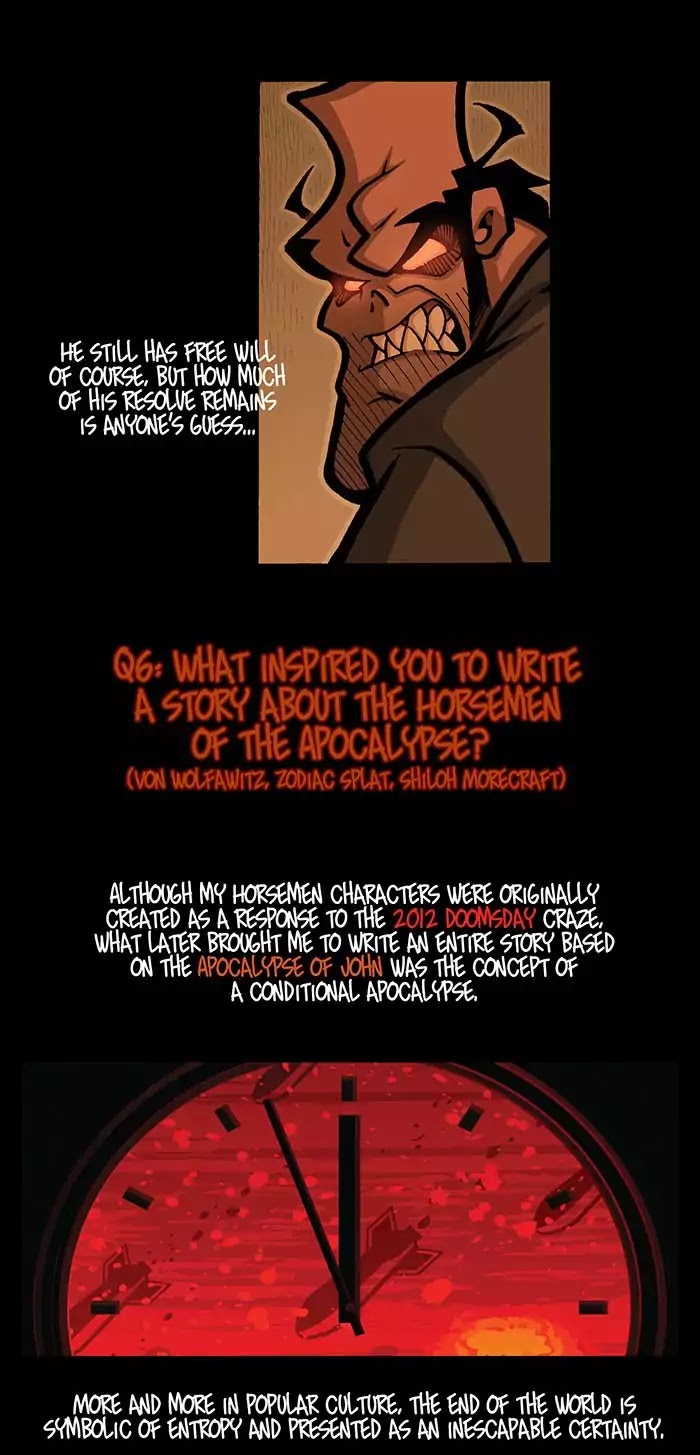 Apocalyptic Horseplay Chapter 124 page 10 - Chapter 124: Q&A