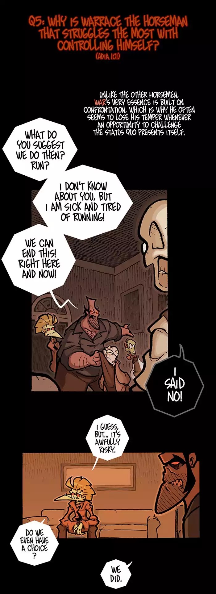 Apocalyptic Horseplay Chapter 124 page 8 - Chapter 124: Q&A