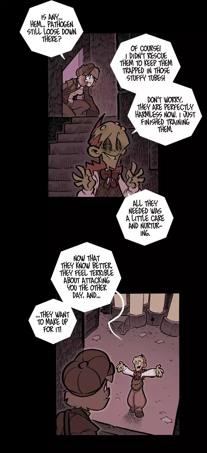 Apocalyptic Horseplay Chapter 33 page 5 - Chapter 33: CH2-Ep14: Basement Crowd