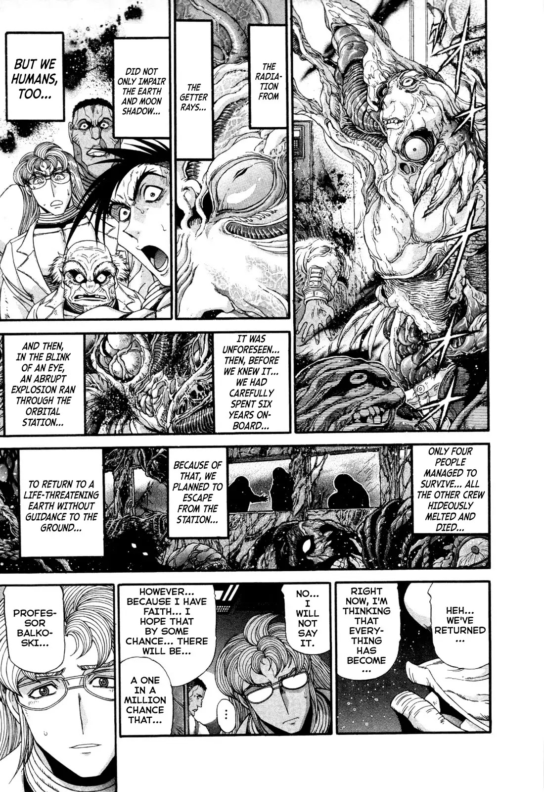 Apocrypha Getter Robo Darkness Chapter 17.5 page 13 - Chapter 17.5: Chance Meeting​ In A Dead Land