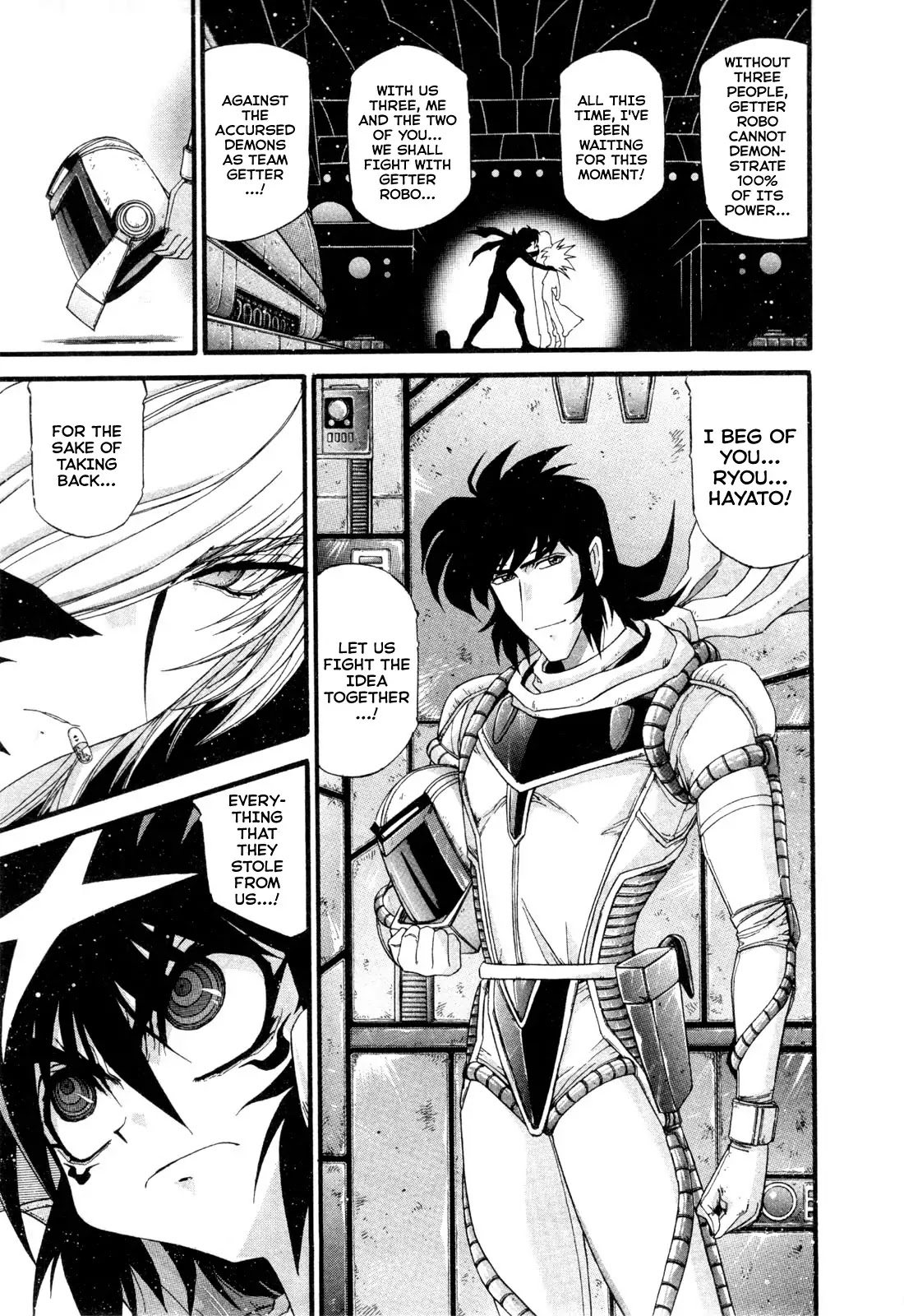 Apocrypha Getter Robo Darkness Chapter 19 page 6 - Chapter 19: Tatsuhito and Musashi #2