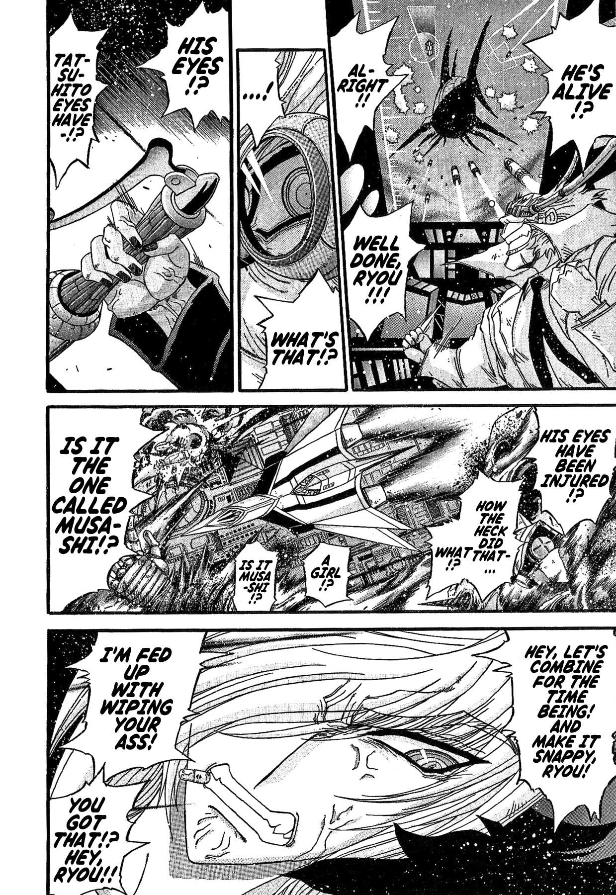 Apocrypha Getter Robo Darkness Chapter 26 page 19 - Chapter 26: Tatsuhito and Musashi #9