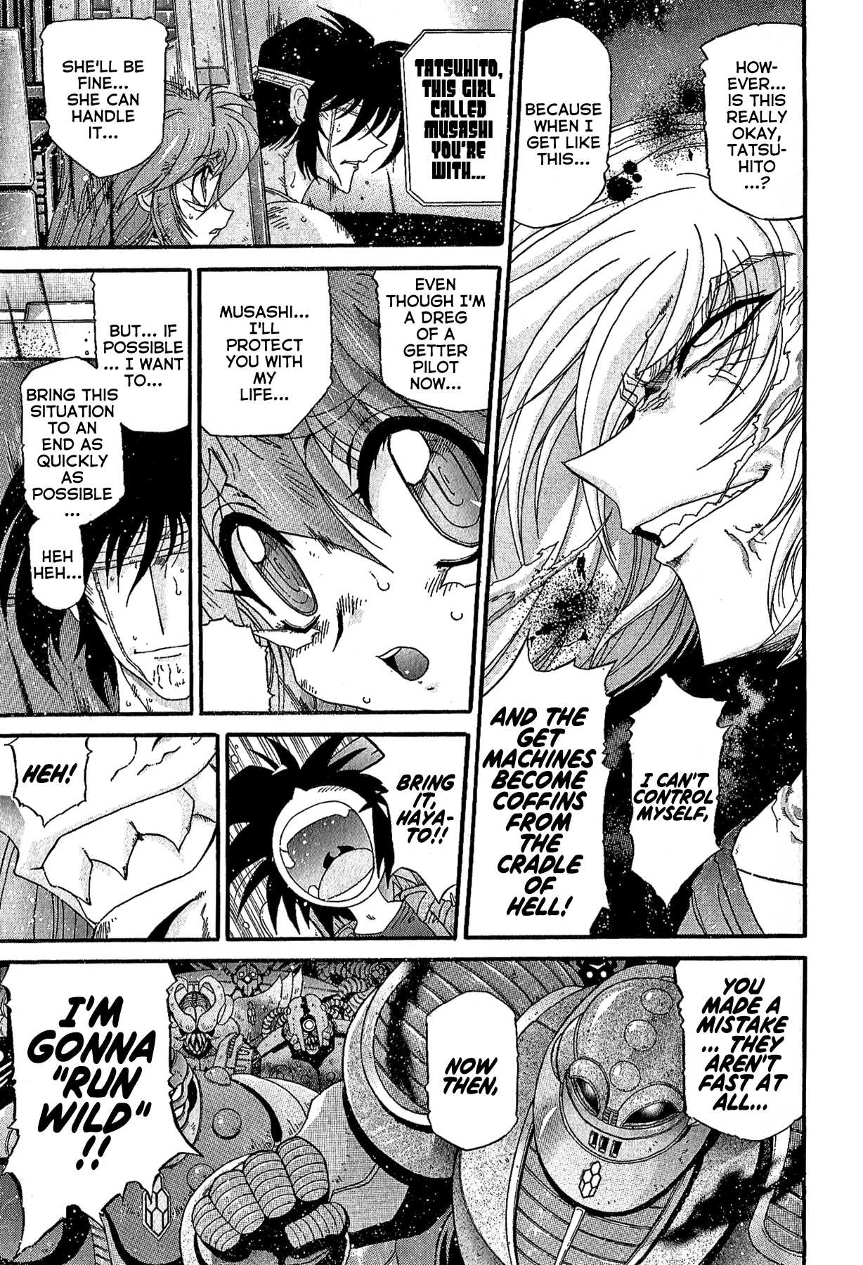Apocrypha Getter Robo Darkness Chapter 27 page 11 - Chapter 27: Tatsuhito and Musashi #10