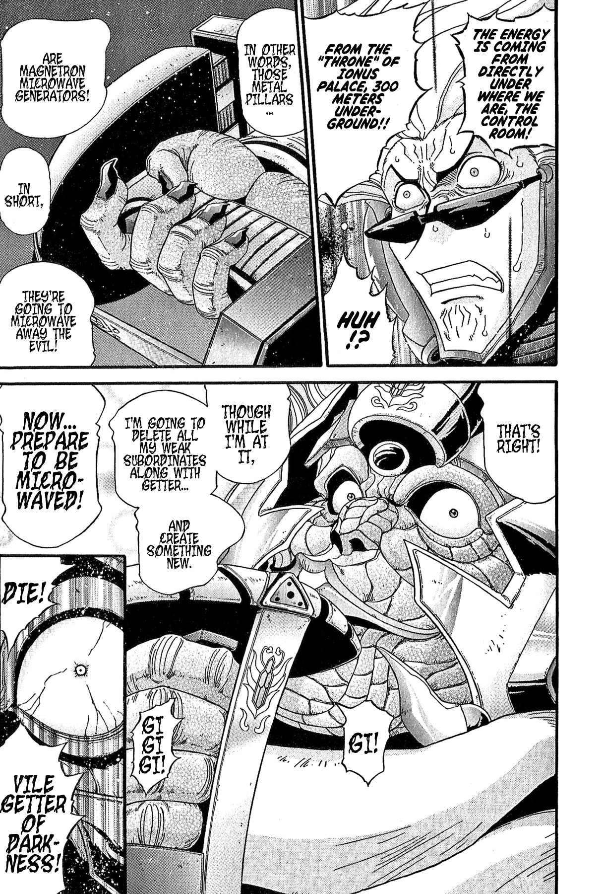 Apocrypha Getter Robo Darkness Chapter 27 page 21 - Chapter 27: Tatsuhito and Musashi #10