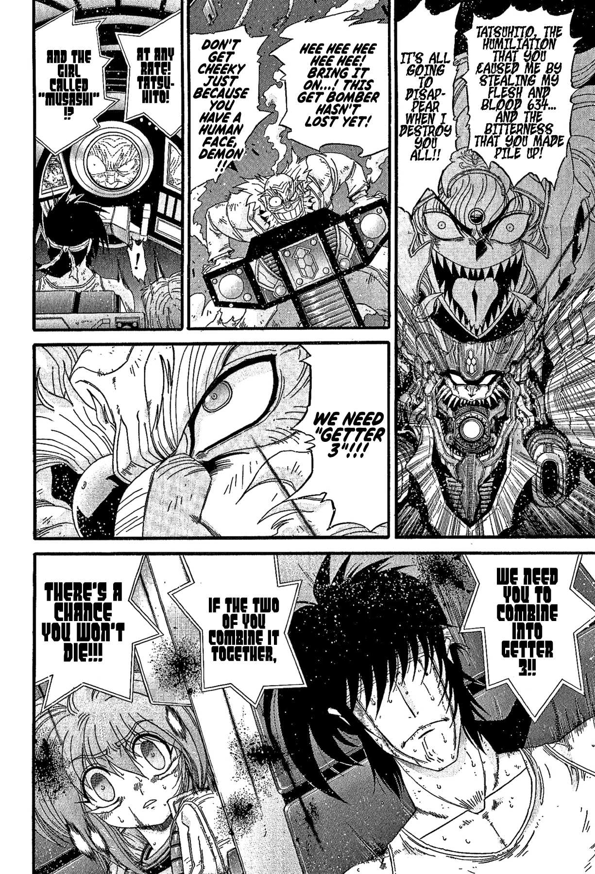 Apocrypha Getter Robo Darkness Chapter 28 page 11 - Chapter 28: Tatsuhito and Musashi #11