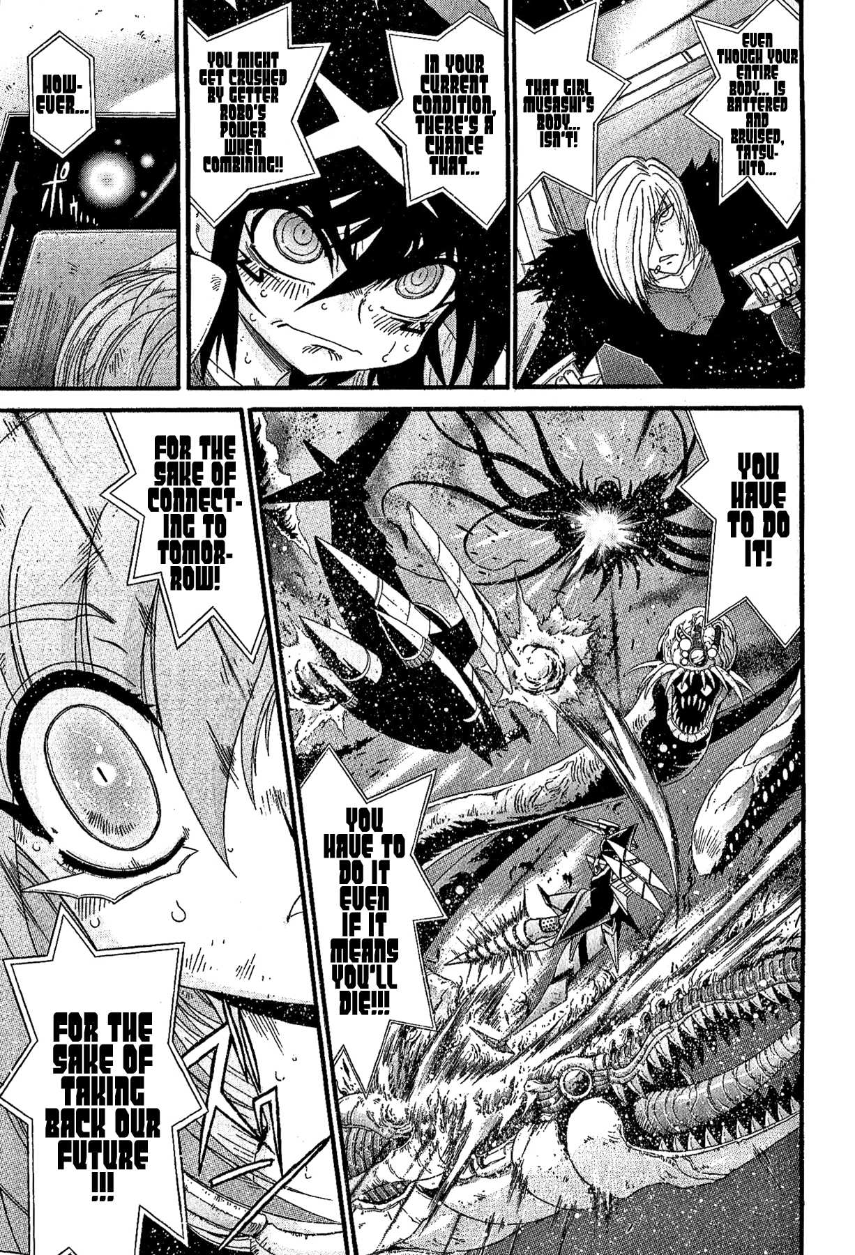 Apocrypha Getter Robo Darkness Chapter 28 page 12 - Chapter 28: Tatsuhito and Musashi #11