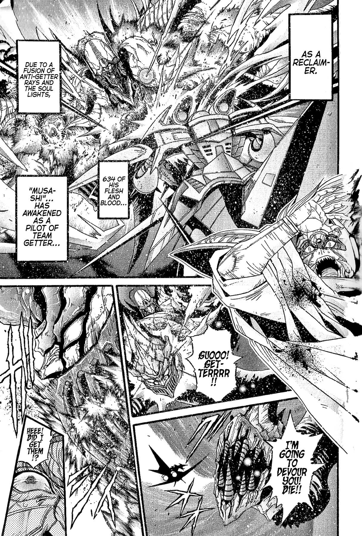 Apocrypha Getter Robo Darkness Chapter 29 page 19 - Chapter 29: Tatsuhito and Musashi #12