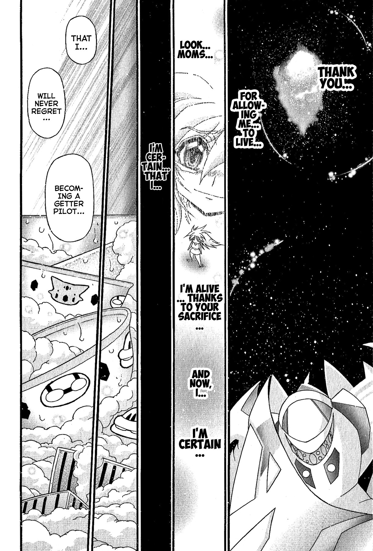 Apocrypha Getter Robo Darkness Chapter 30 page 13 - Chapter 30: Tatsuhito and Musashi #13