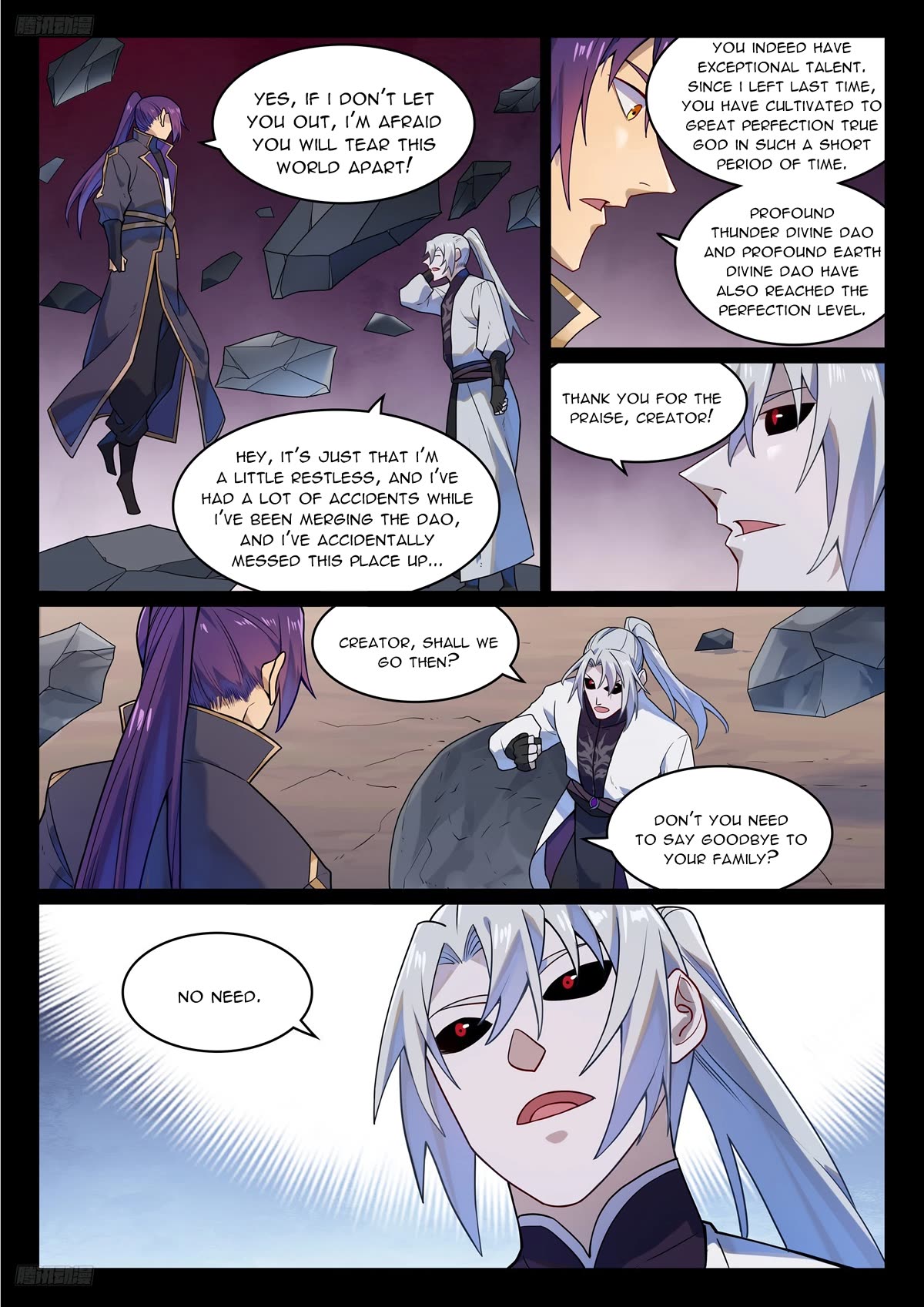 Apotheosis Chapter 1129 page 4 - Chapter 1129
