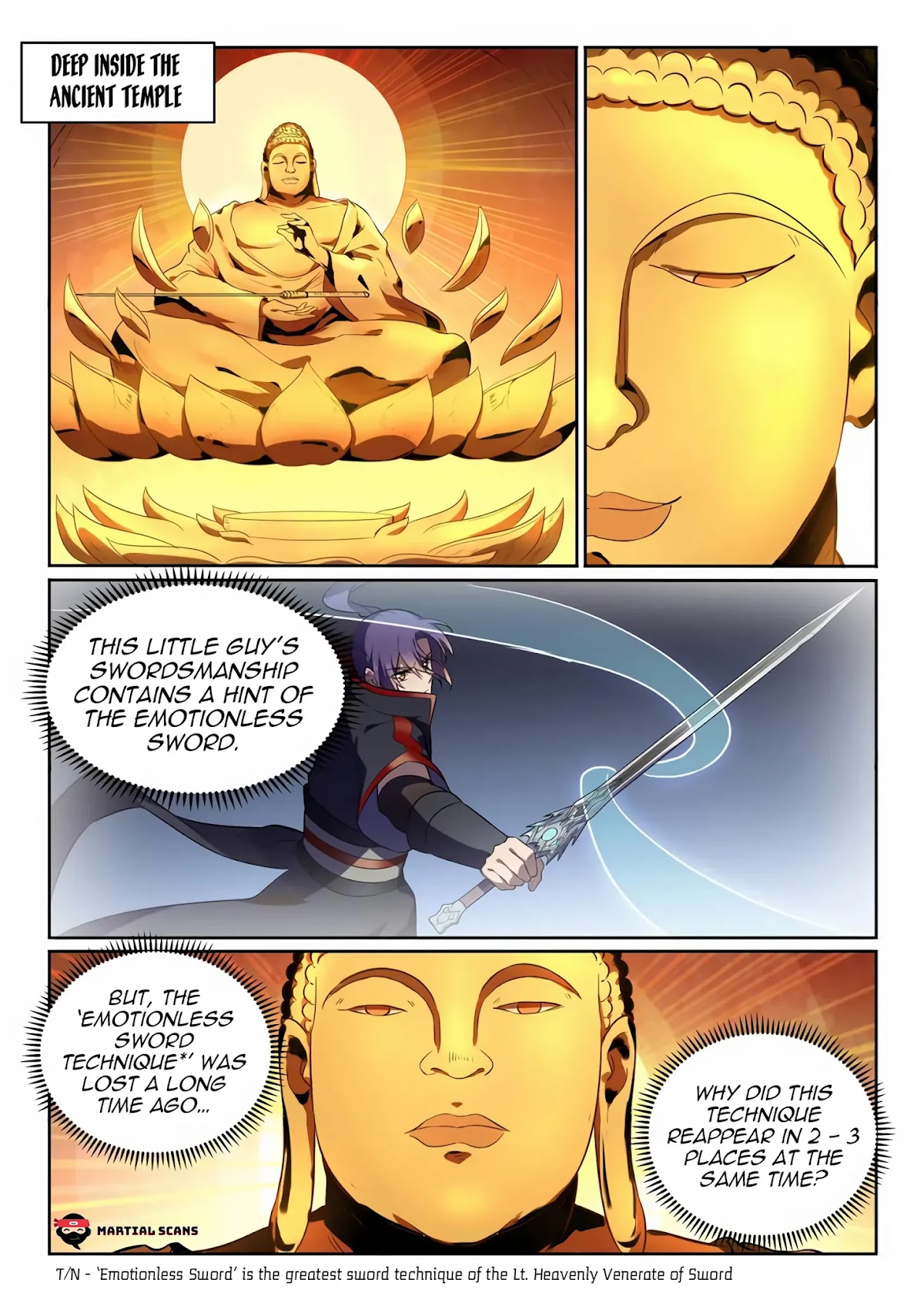 Apotheosis Chapter 581 page 16 - Chapter 581 - Emotionless Sword