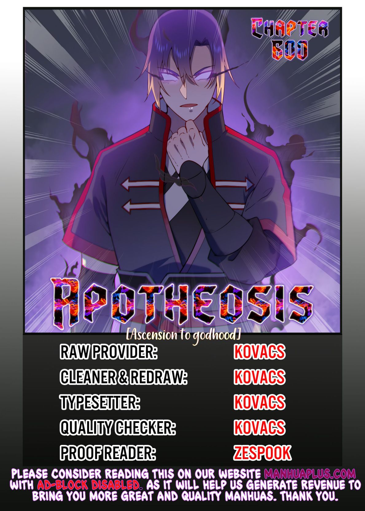 Apotheosis Chapter 592 page 1 - Chapter 592