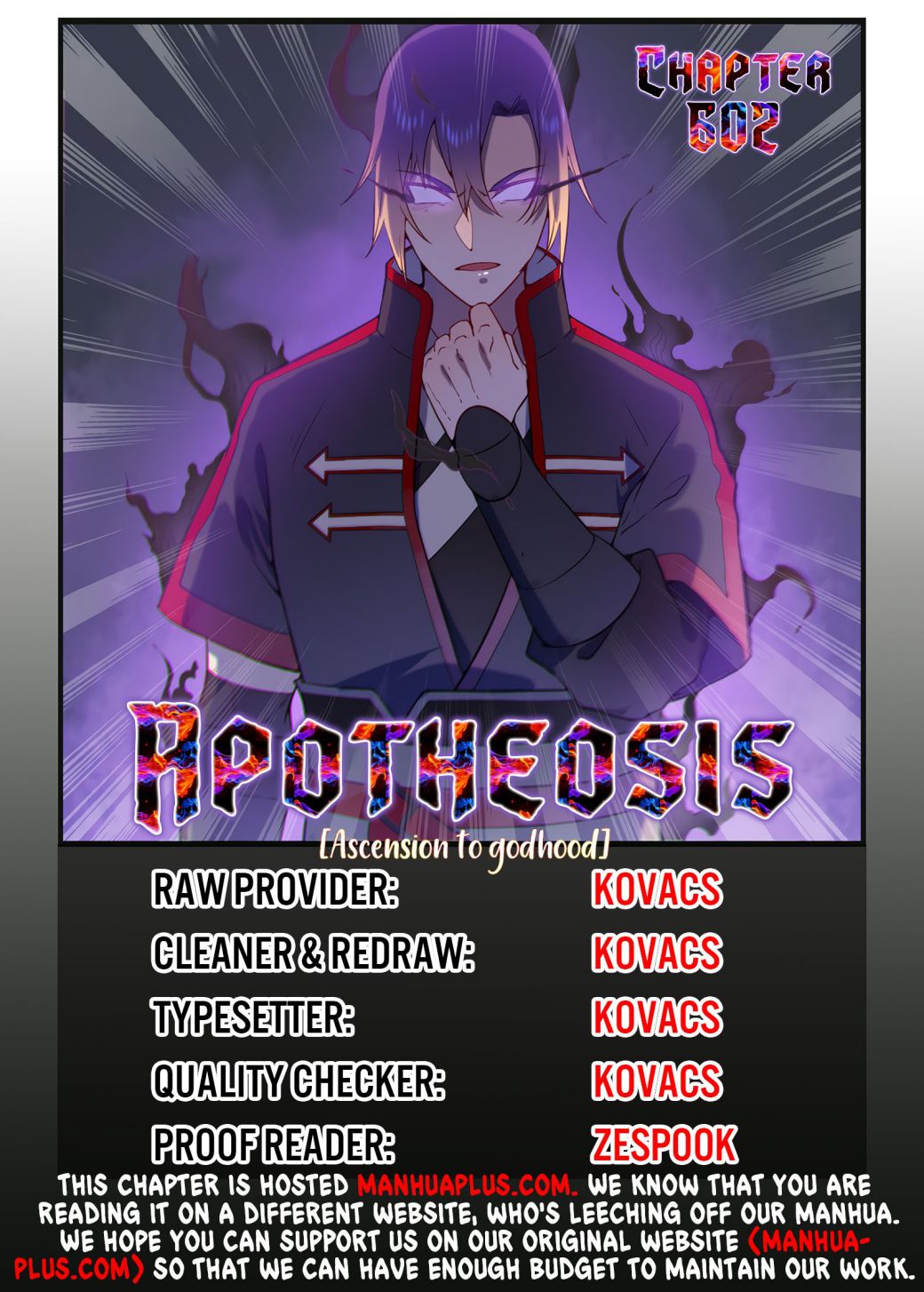 Apotheosis Chapter 594 page 1 - Chapter 594