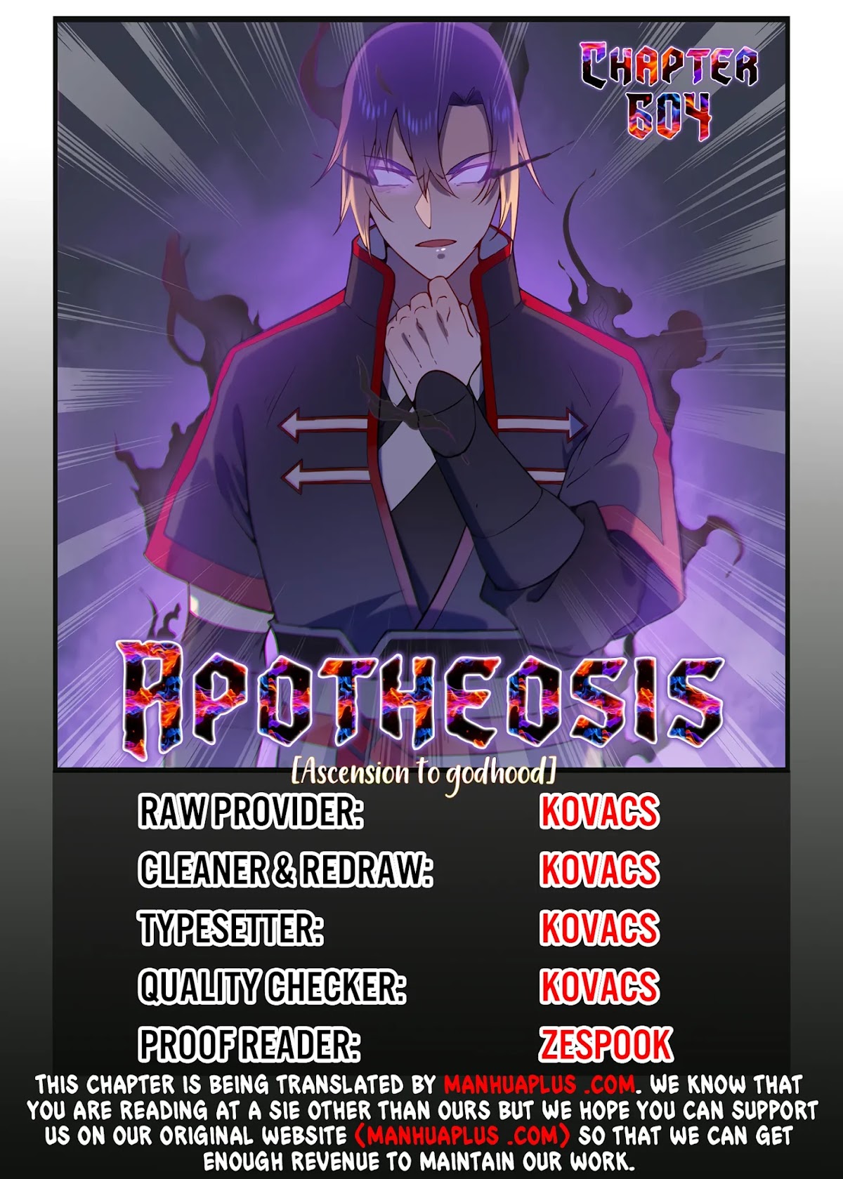 Apotheosis Chapter 596 page 1 - Chapter 596