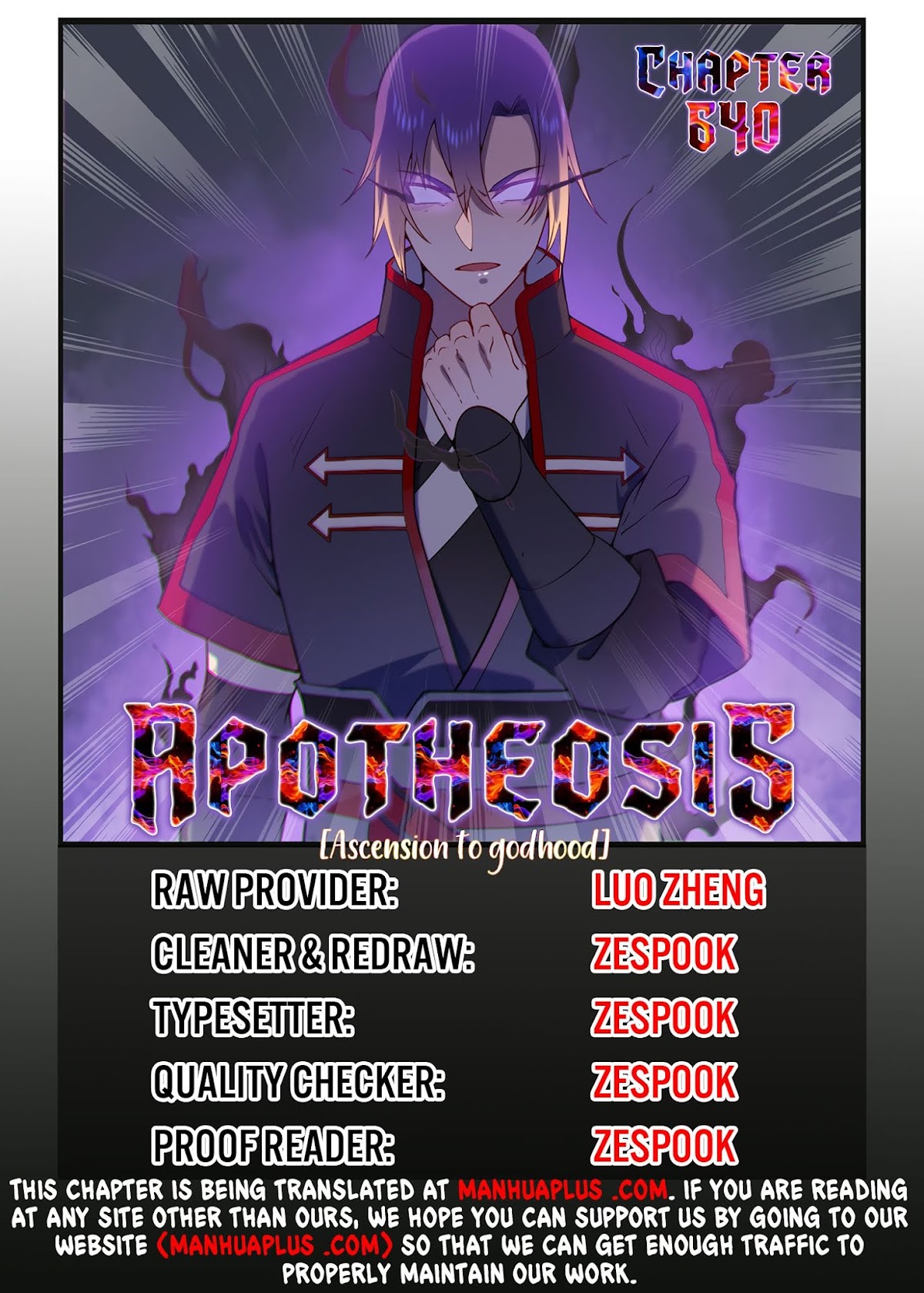 Apotheosis Chapter 632 page 1 - Chapter 632