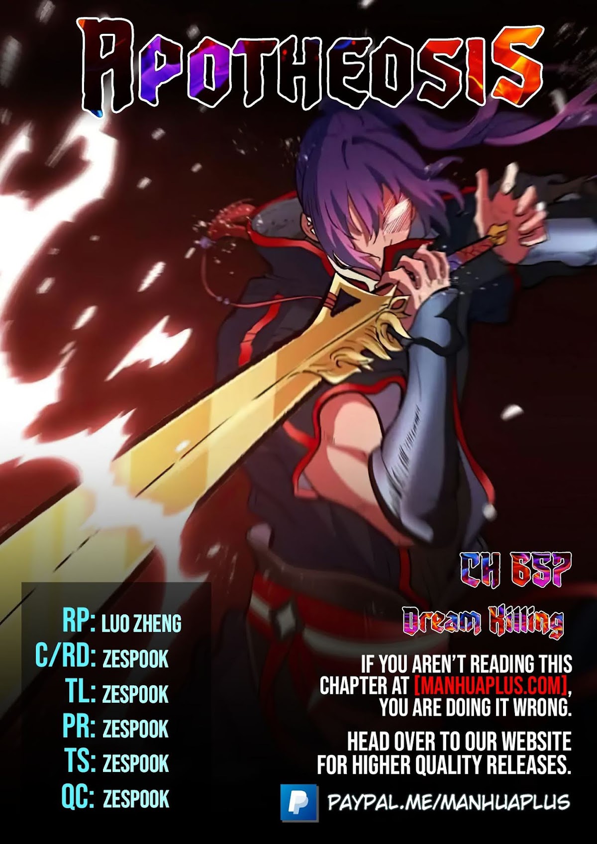 Apotheosis Chapter 649 page 1 - Chapter 649