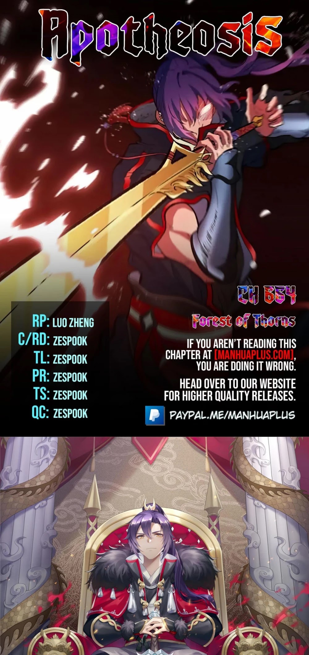 Apotheosis Chapter 656 page 1 - Chapter 656
