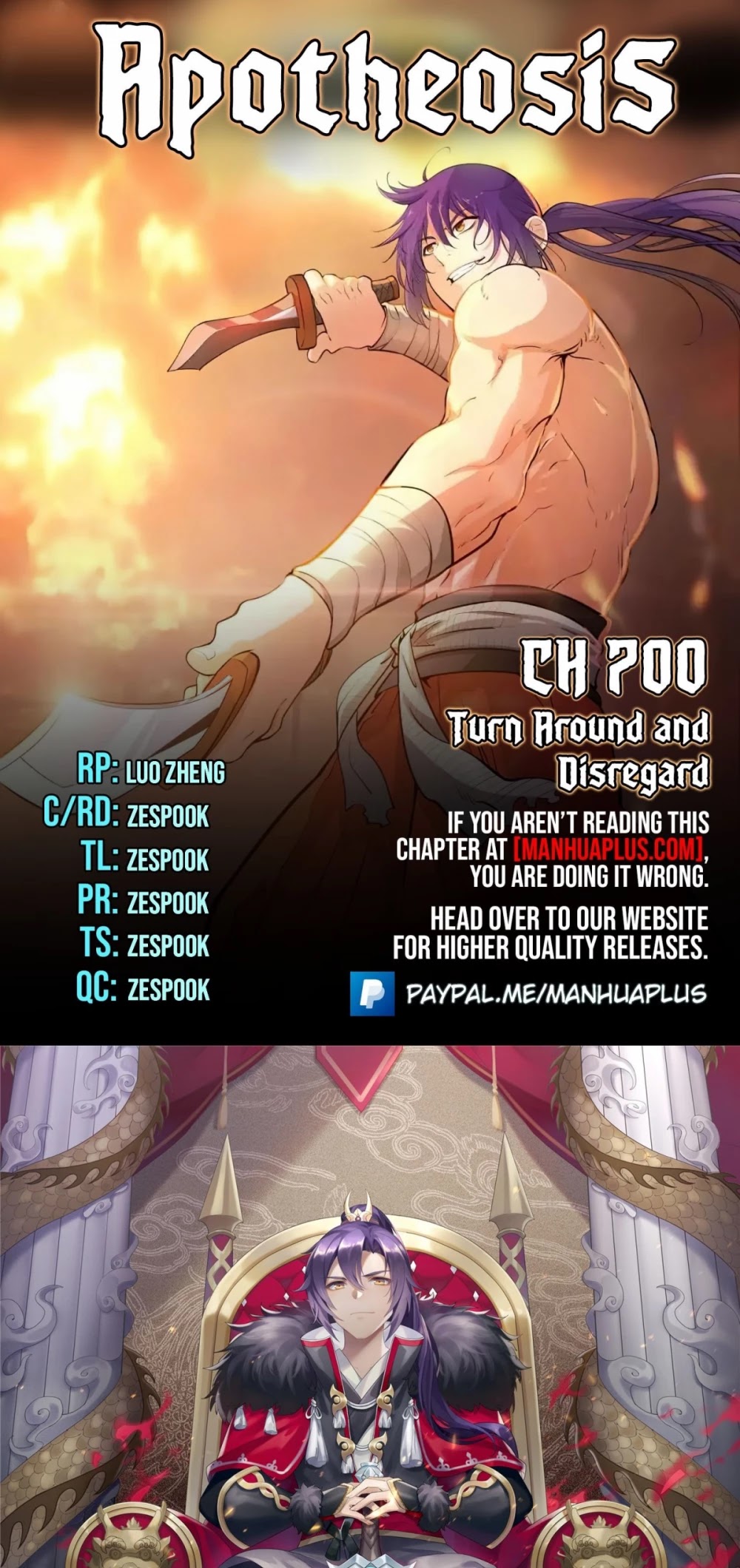 Apotheosis Chapter 692 page 1 - Chapter 692