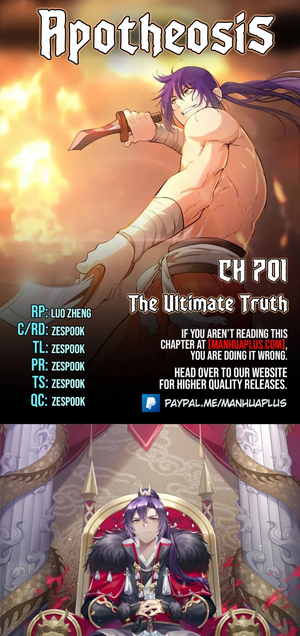 Apotheosis Chapter 693 page 1 - Chapter 693