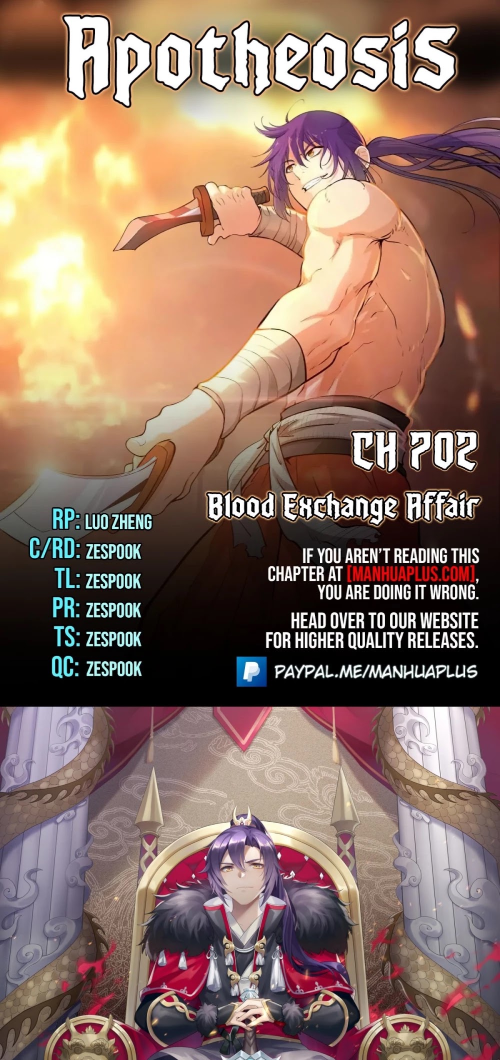 Apotheosis Chapter 694 page 1 - Chapter 694