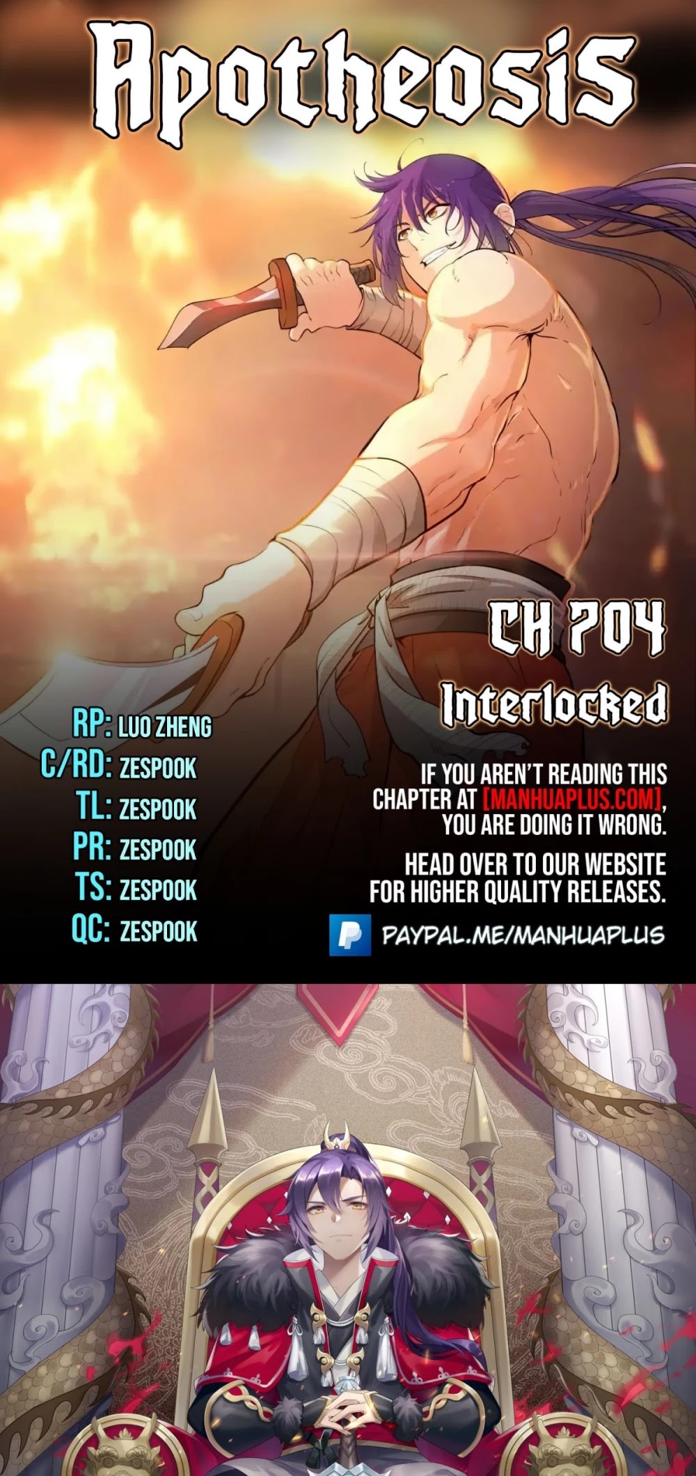 Apotheosis Chapter 696 page 1 - Chapter 696