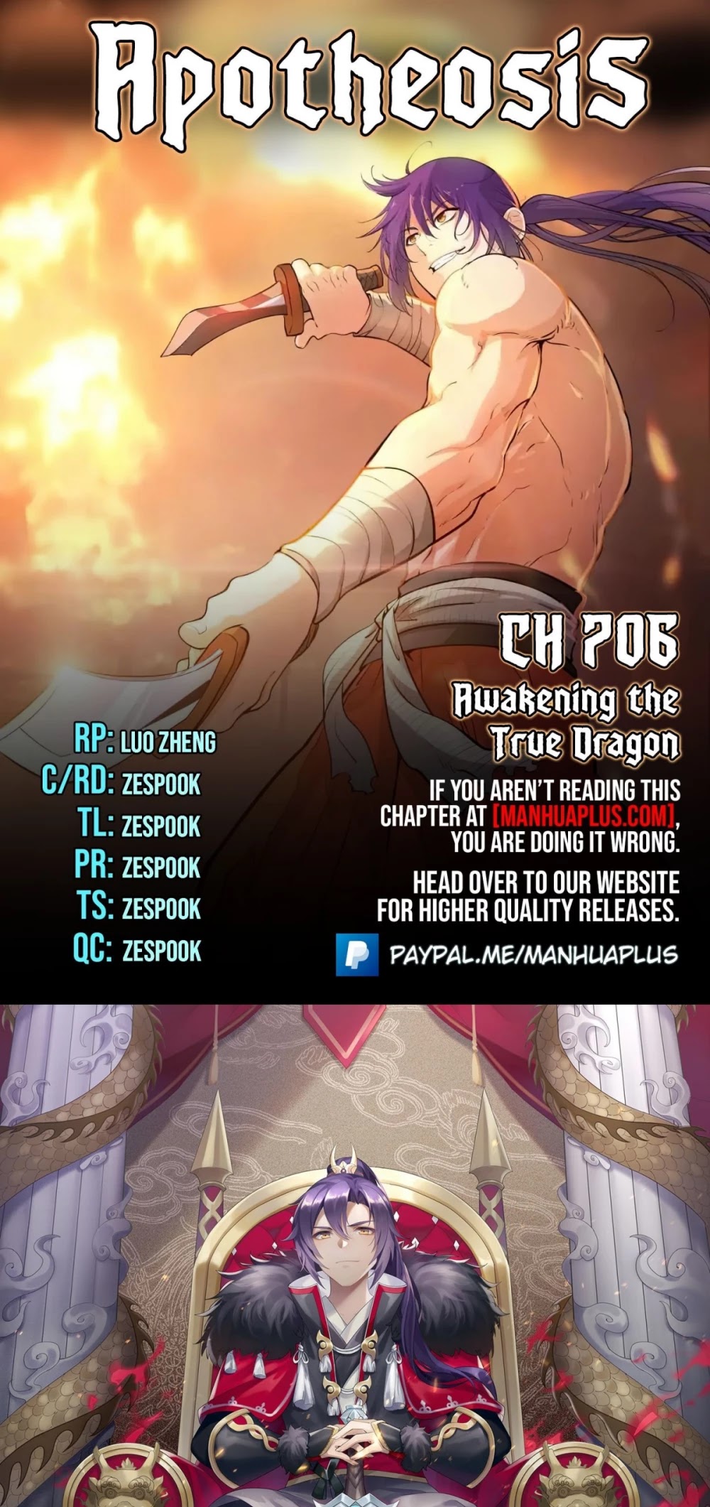 Apotheosis Chapter 698 page 1 - Chapter 698