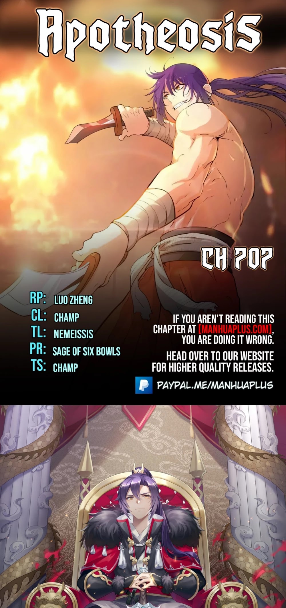 Apotheosis Chapter 699 page 1 - Chapter 699