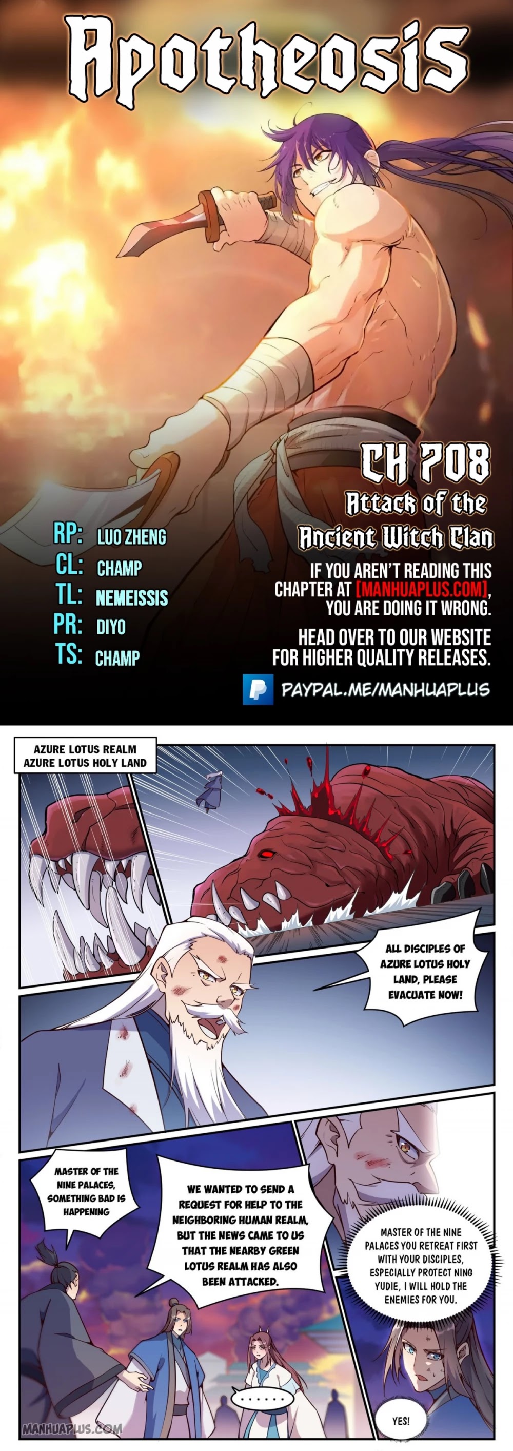 Apotheosis Chapter 700 page 1 - Chapter 700
