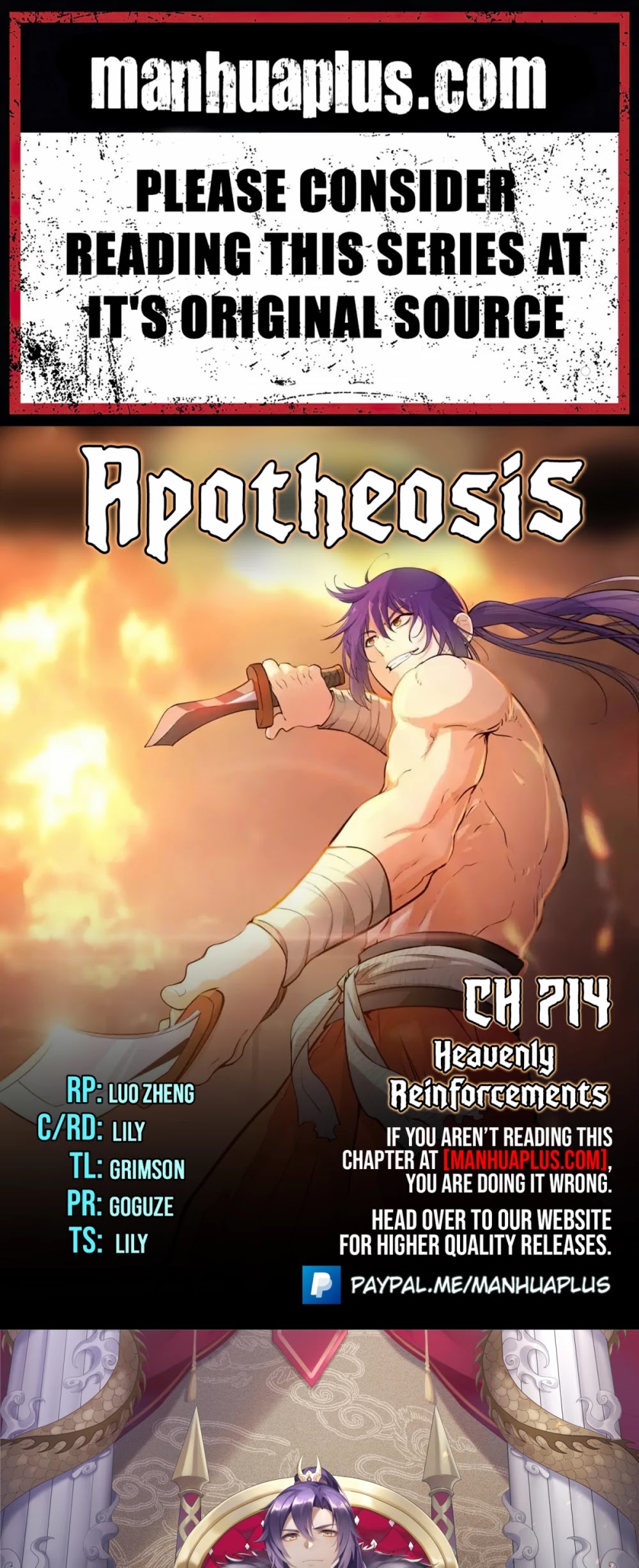 Apotheosis Chapter 706 page 1 - Chapter 706
