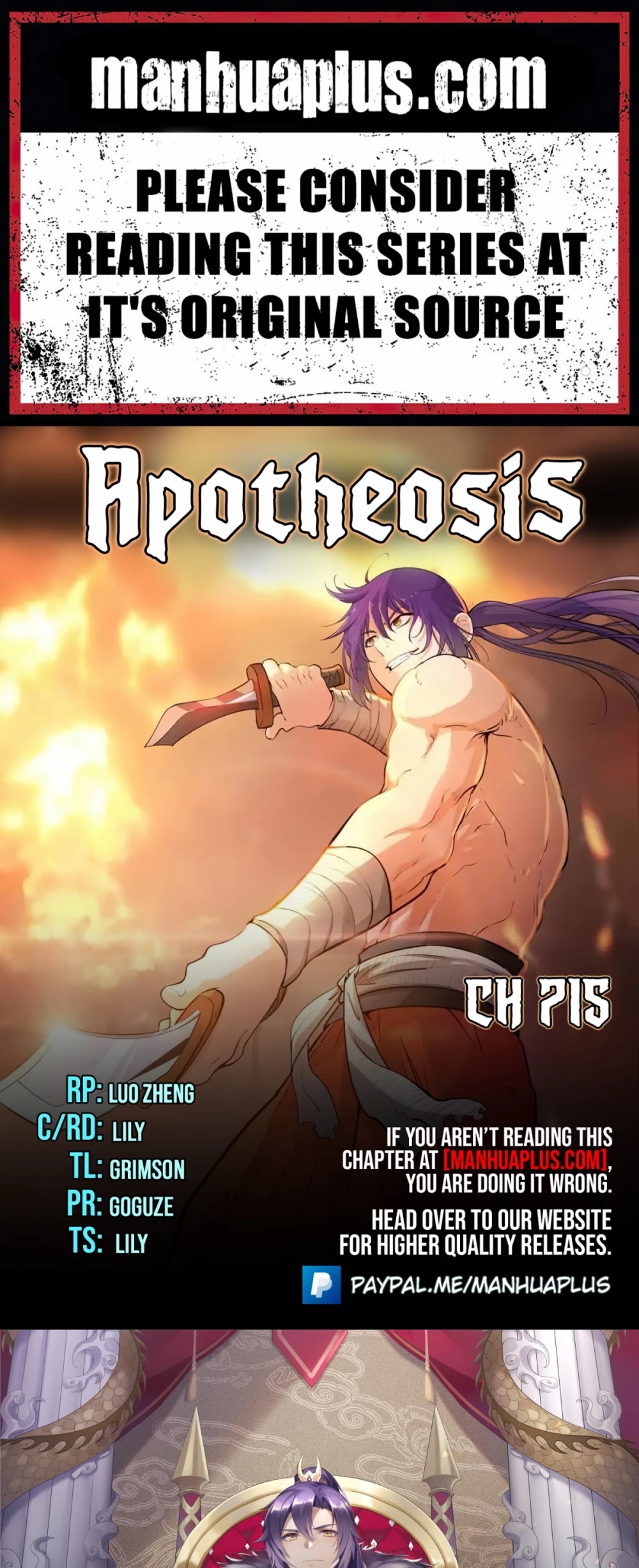 Apotheosis Chapter 707 page 1 - Chapter 707