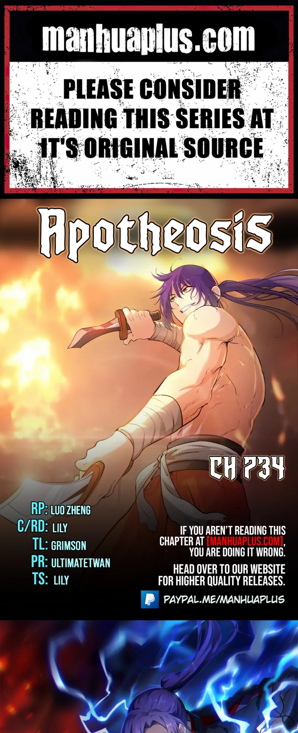 Apotheosis Chapter 726 page 1 - Chapter 726