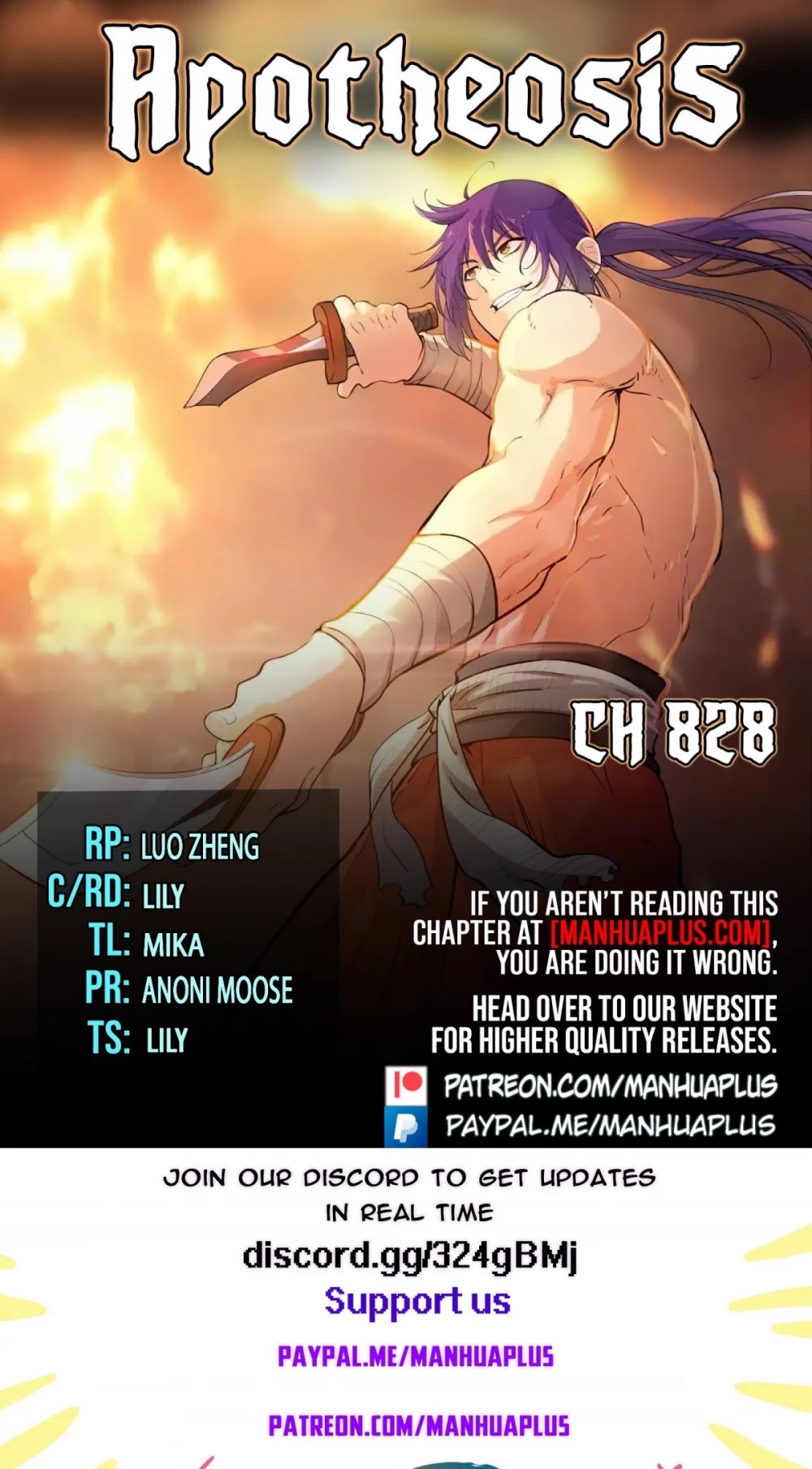 Apotheosis Chapter 820 page 1 - Chapter 820