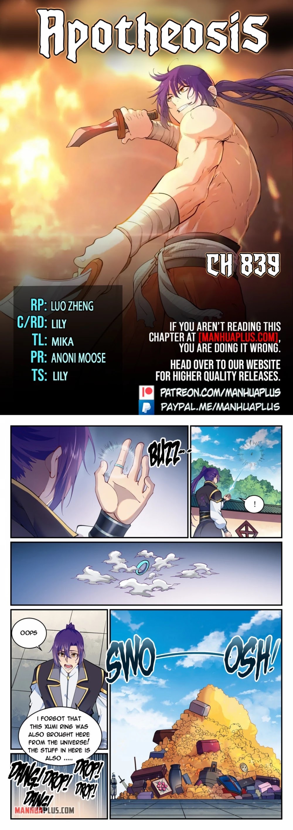 Apotheosis Chapter 831 page 1 - Chapter 831