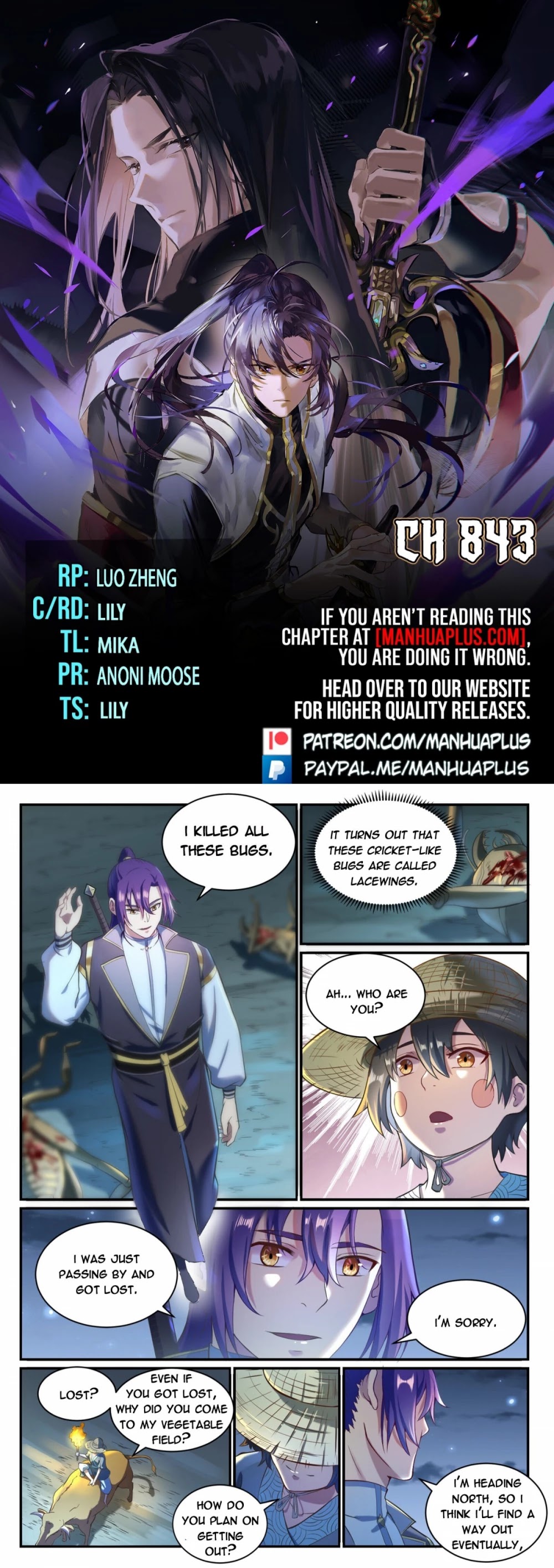 Apotheosis Chapter 835 page 1 - Chapter 835
