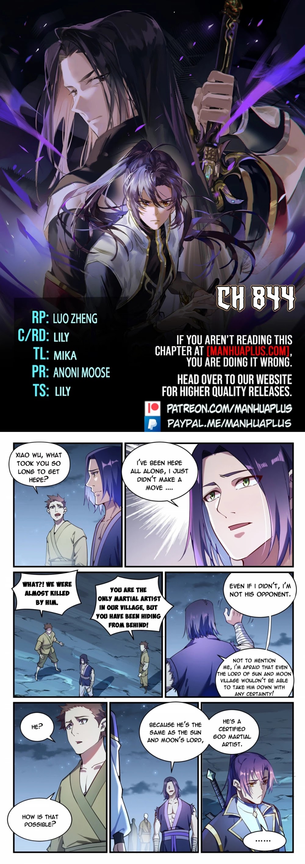 Apotheosis Chapter 836 page 1 - Chapter 836