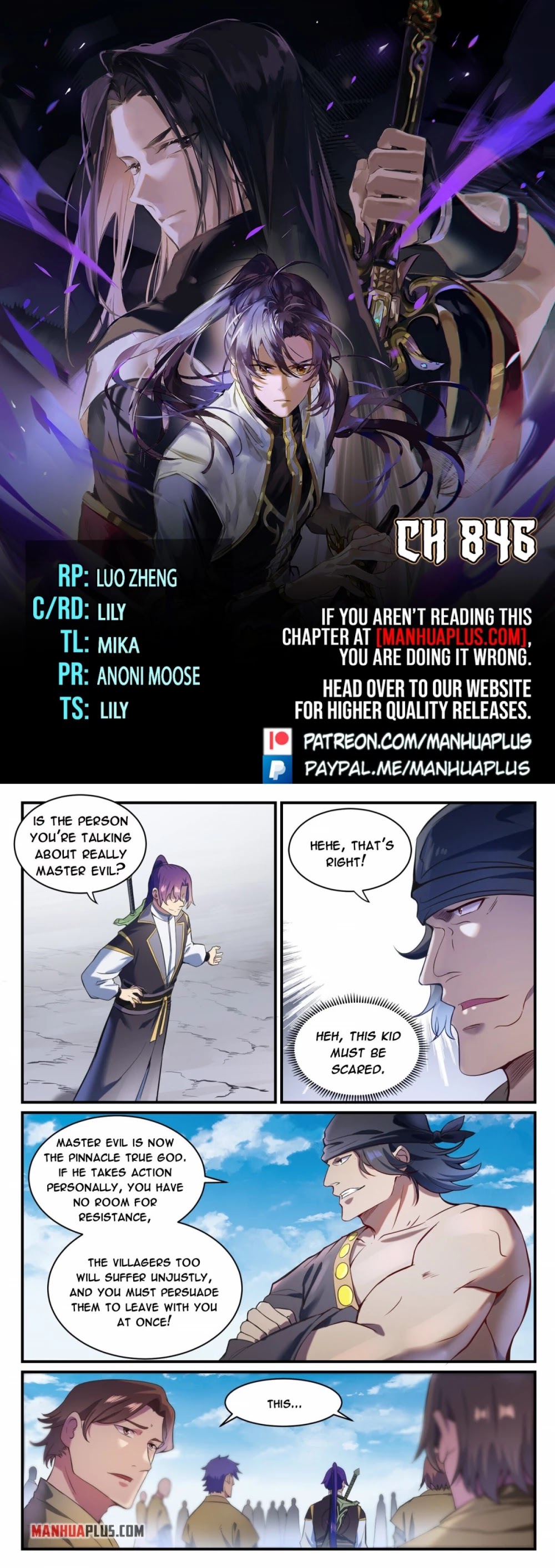 Apotheosis Chapter 838 page 1 - Chapter 838