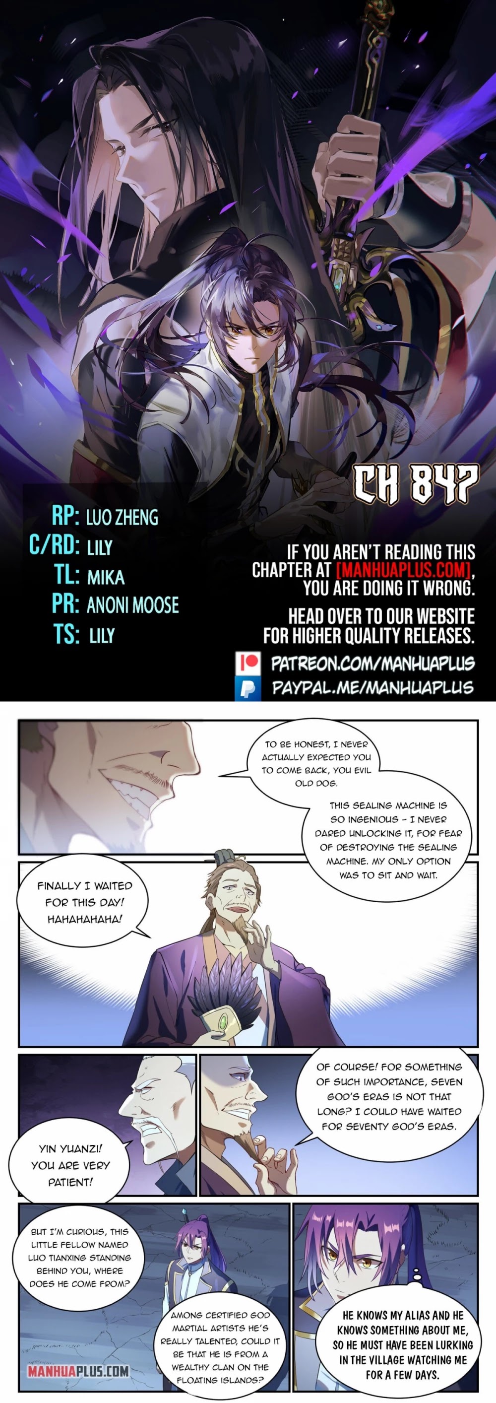 Apotheosis Chapter 839 page 1 - Chapter 839