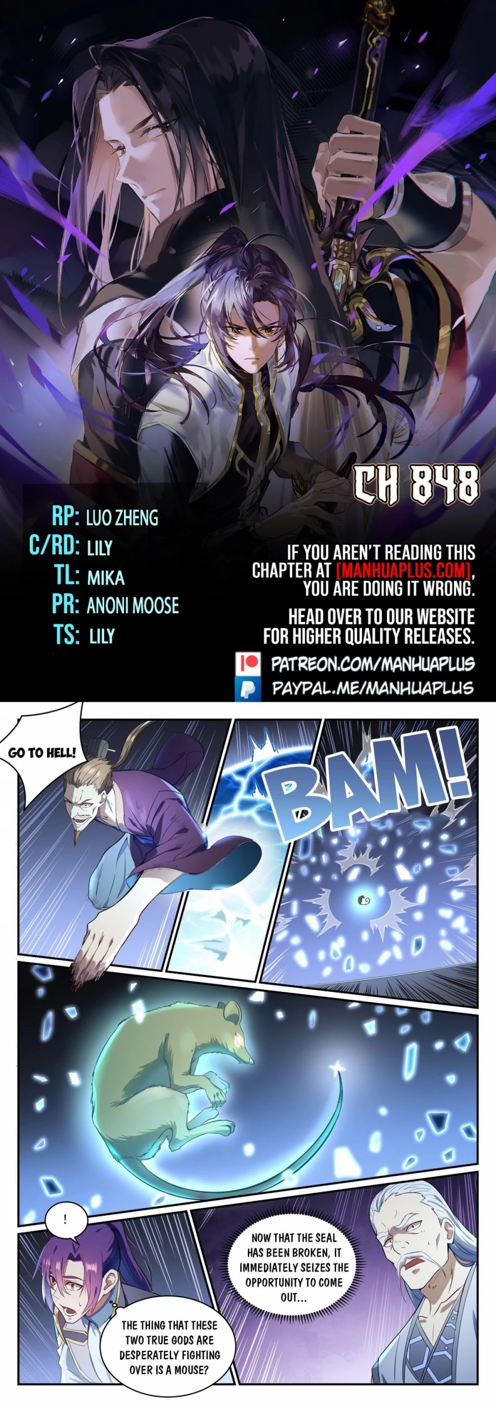 Apotheosis Chapter 840 page 1 - Chapter 840