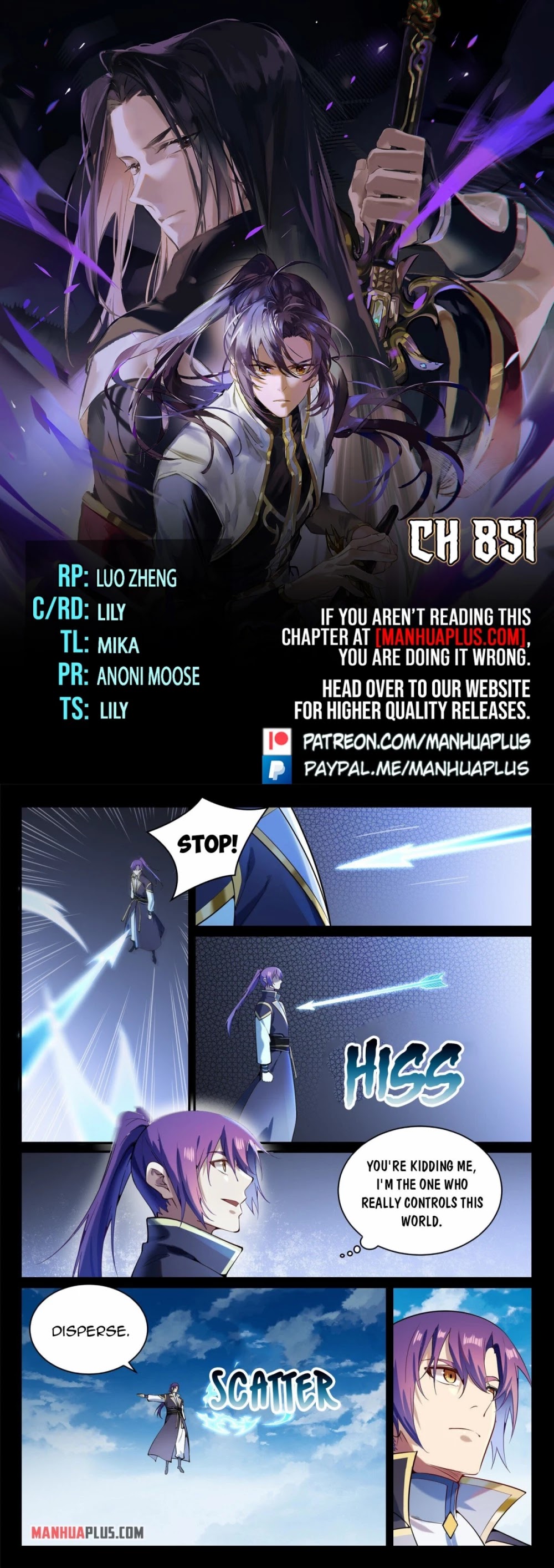 Apotheosis Chapter 843 page 1 - Chapter 843