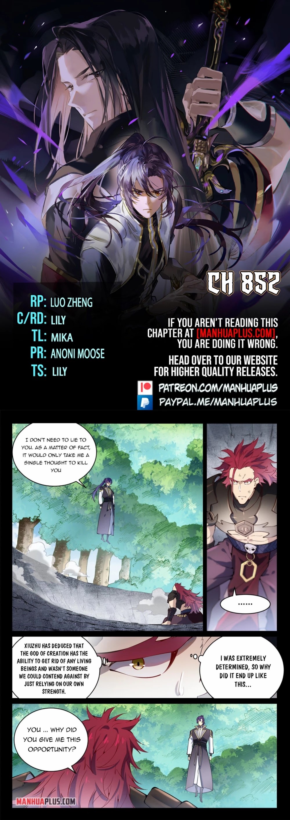 Apotheosis Chapter 844 page 1 - Chapter 844