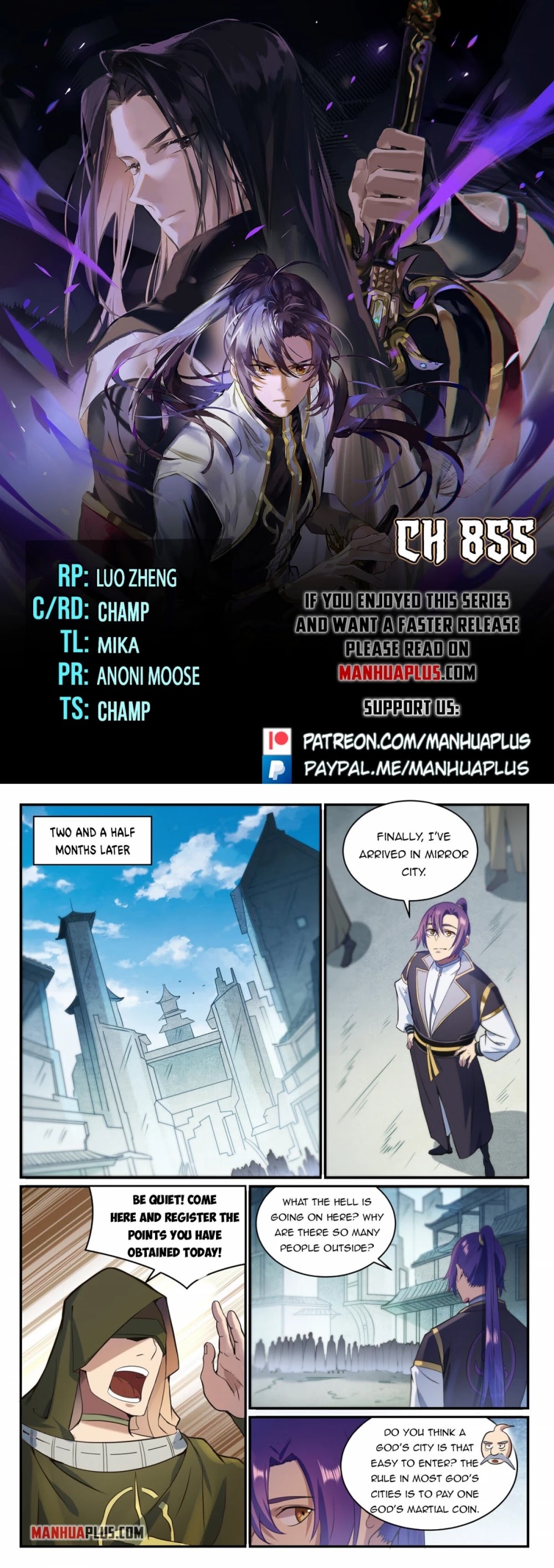 Apotheosis Chapter 847 page 1 - Chapter 847