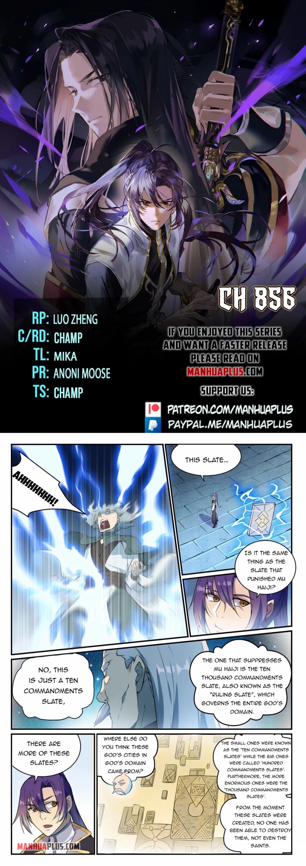 Apotheosis Chapter 848 page 1 - Chapter 848