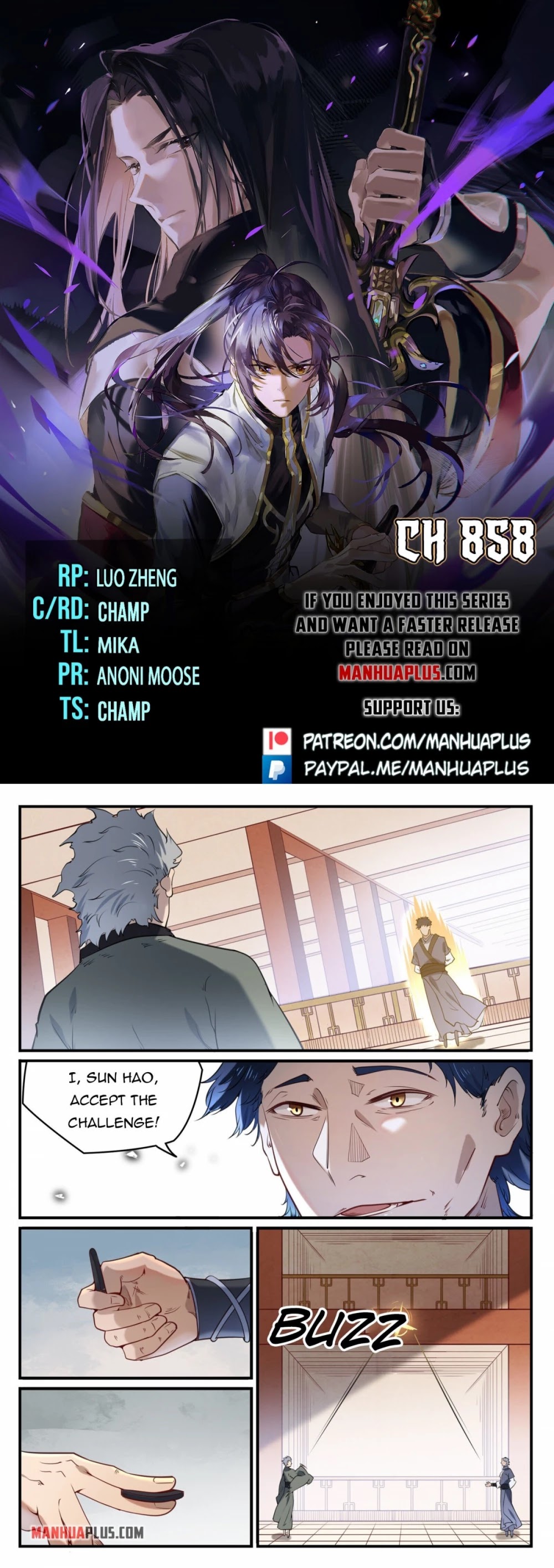 Apotheosis Chapter 850 page 1 - Chapter 850