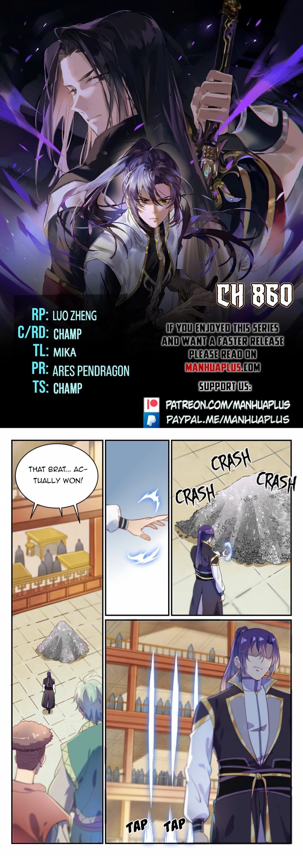 Apotheosis Chapter 852 page 1 - Chapter 852
