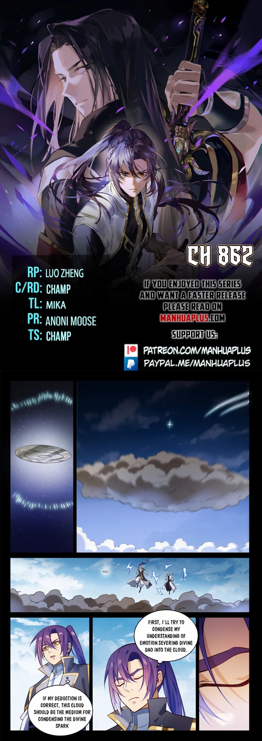 Apotheosis Chapter 854 page 1 - Chapter 854